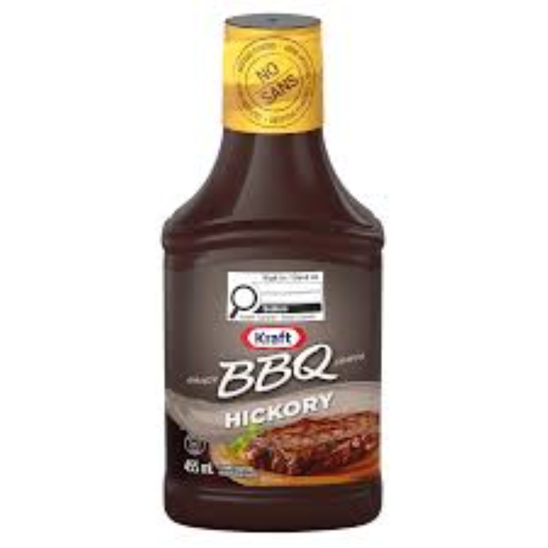 KRAFT BBQ HICKORY SAUCE 455ML